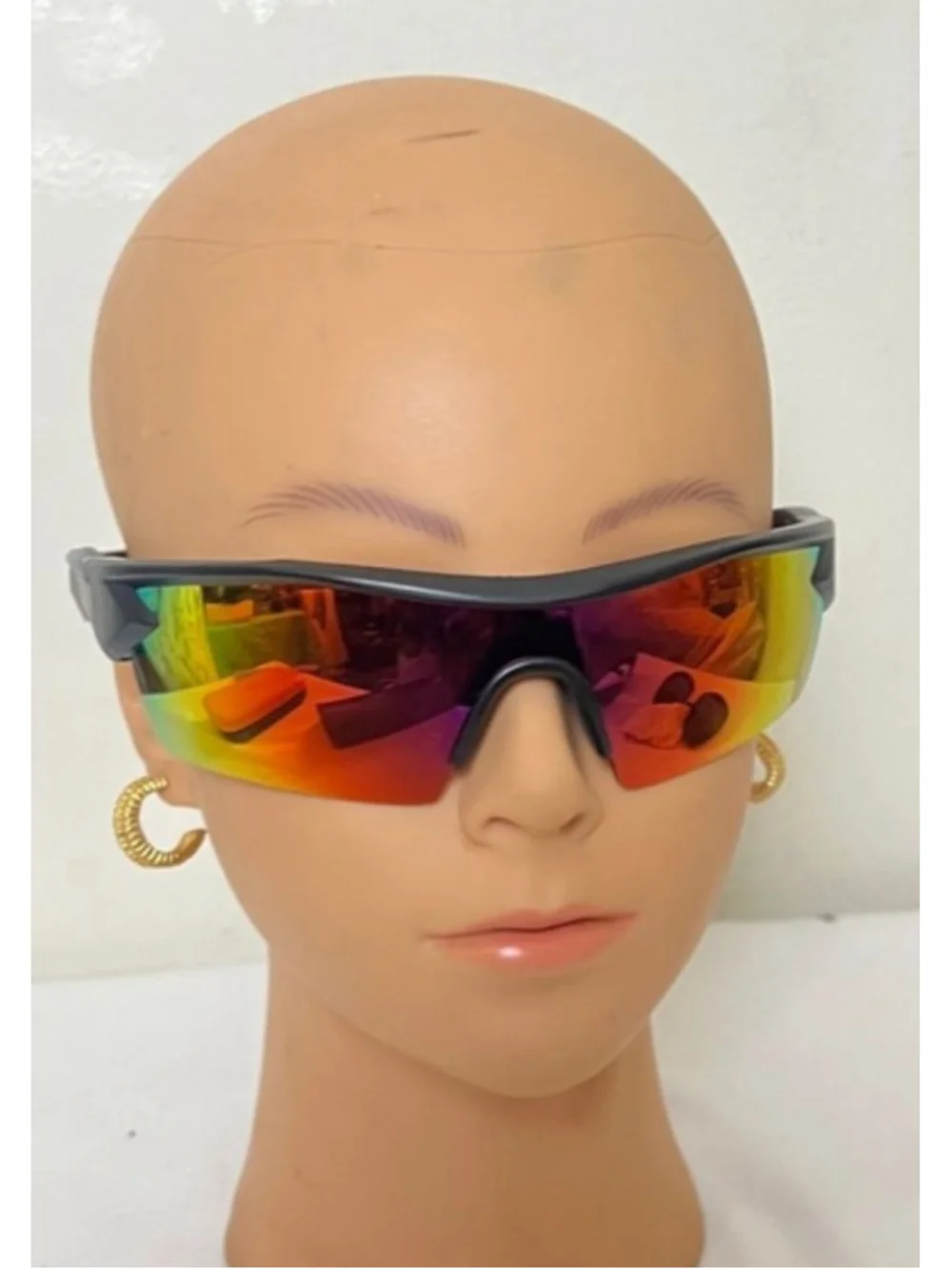 Battle Vision Wrap Around Sunglasses by Bulbhead Unisex - Picture 4 of 4